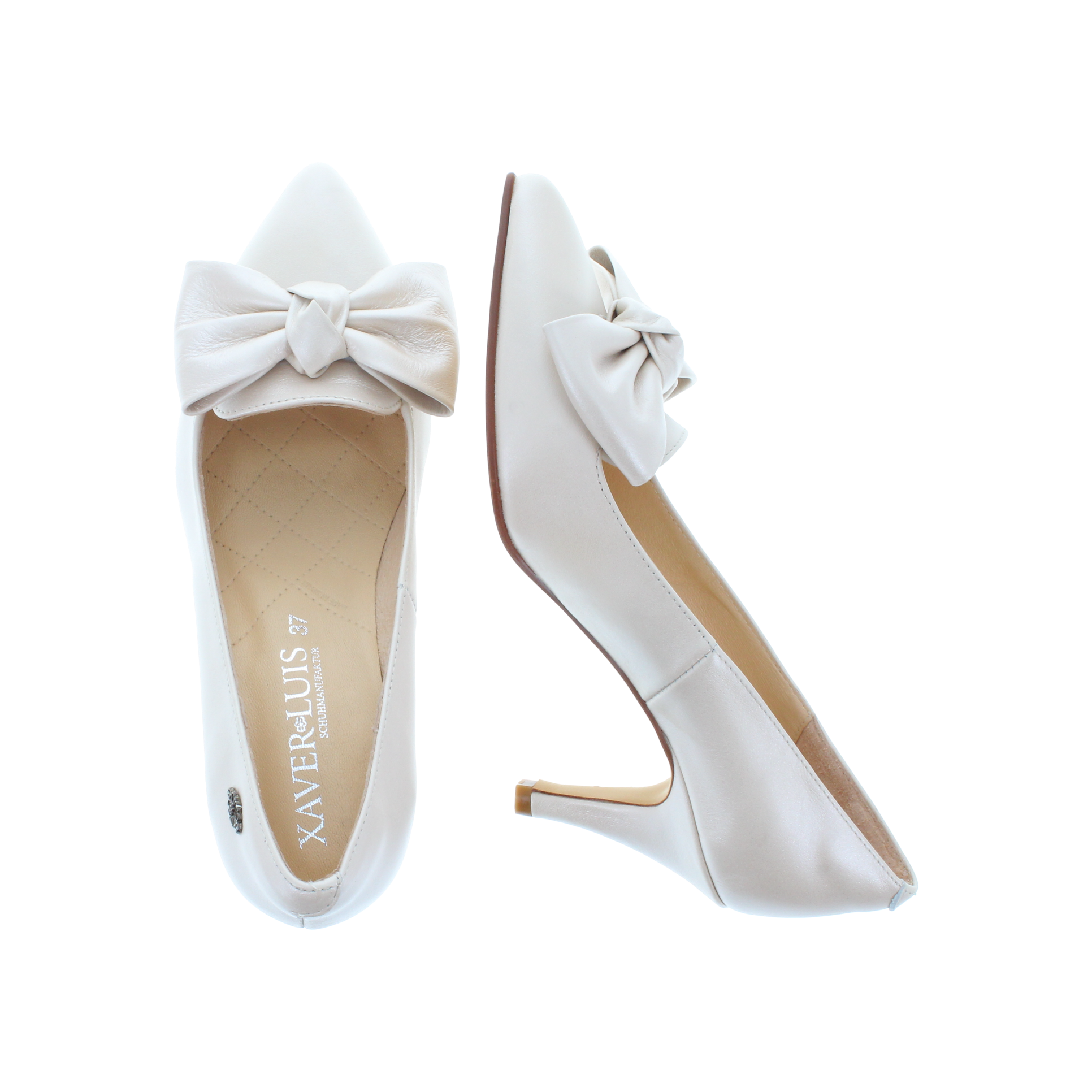 MARA - Brautschuhe mit großer Schleife