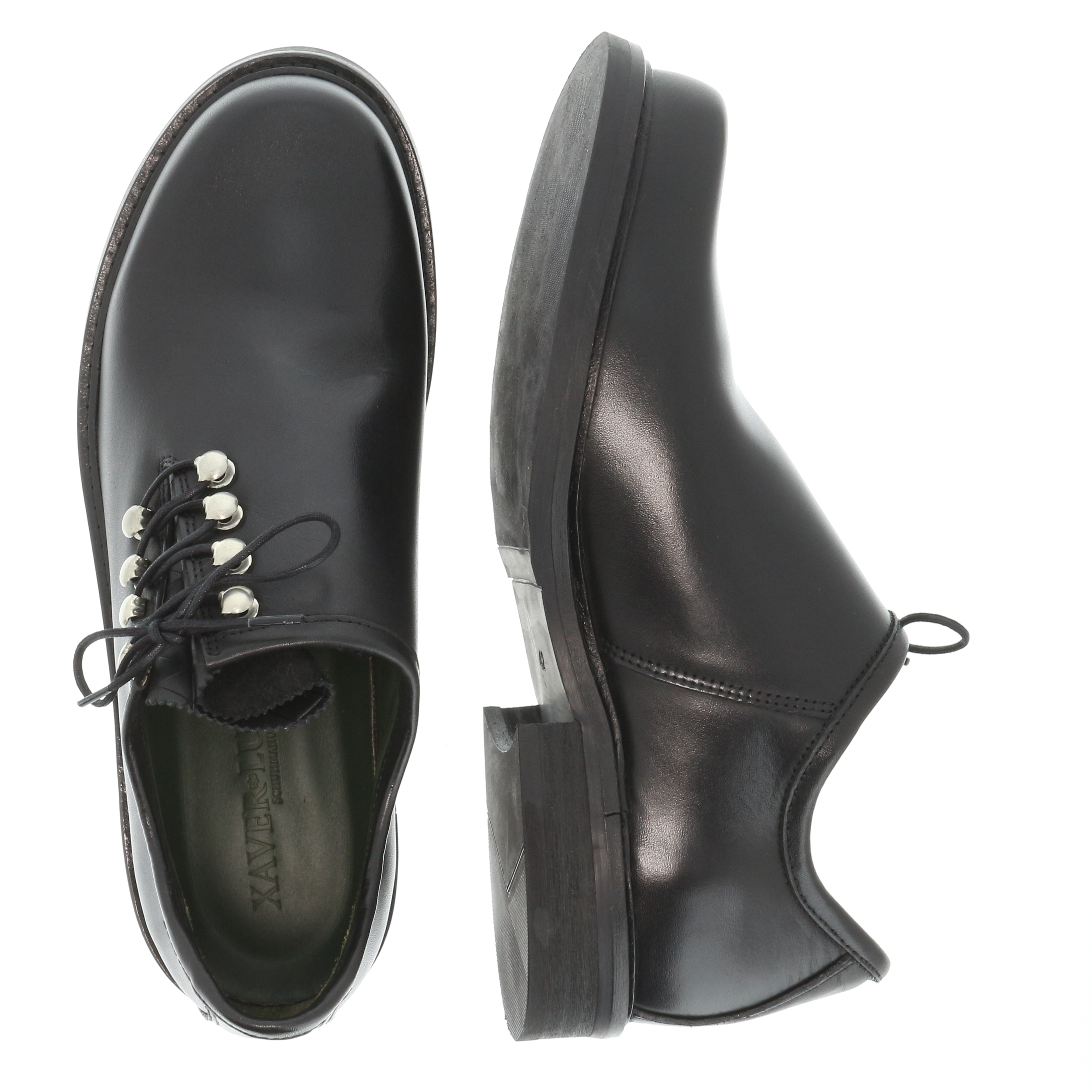 FRANZ - Haferlschuhe in Rindleder Schwarz