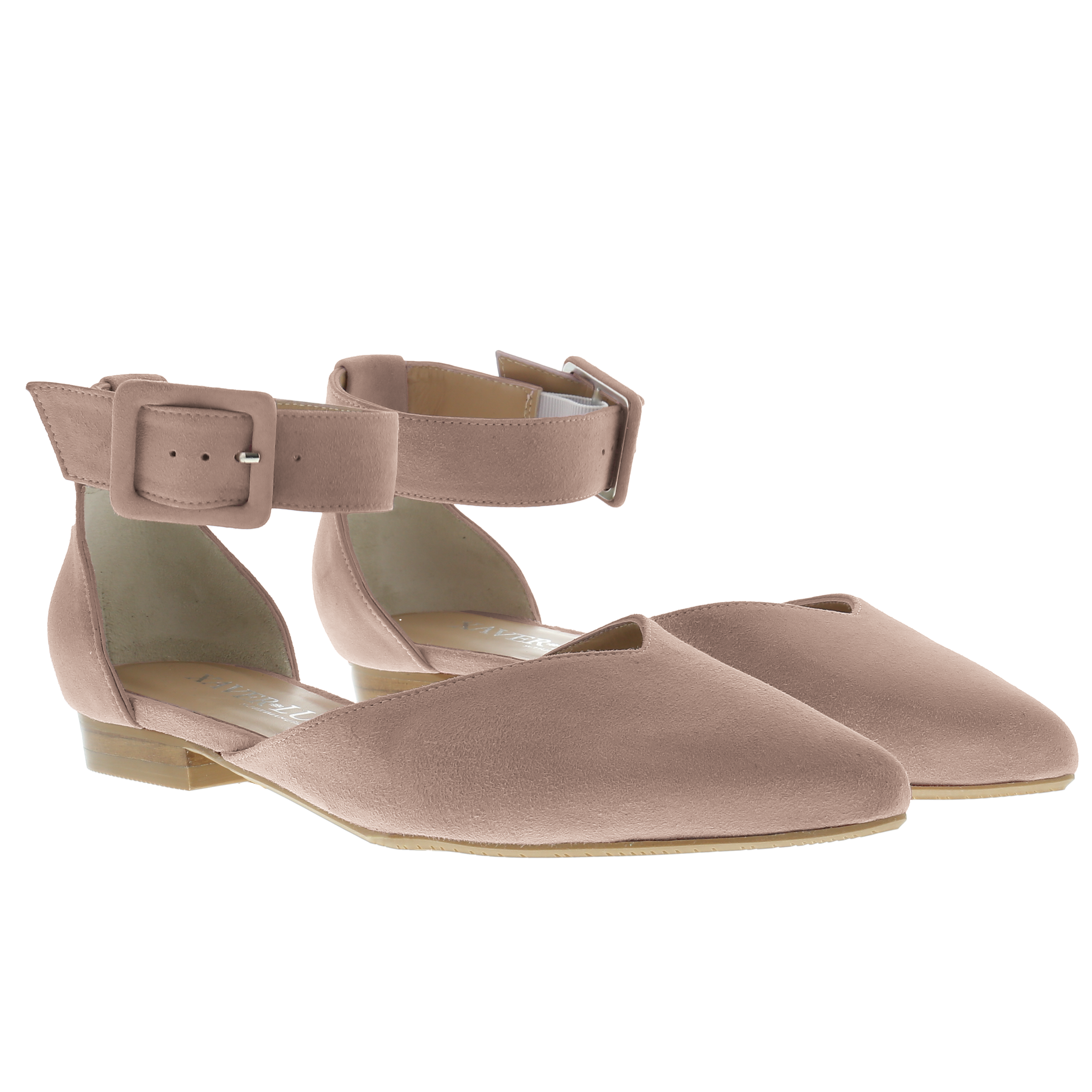 VICTORIA - Spitze Ballerinas mit breitem Riemchen