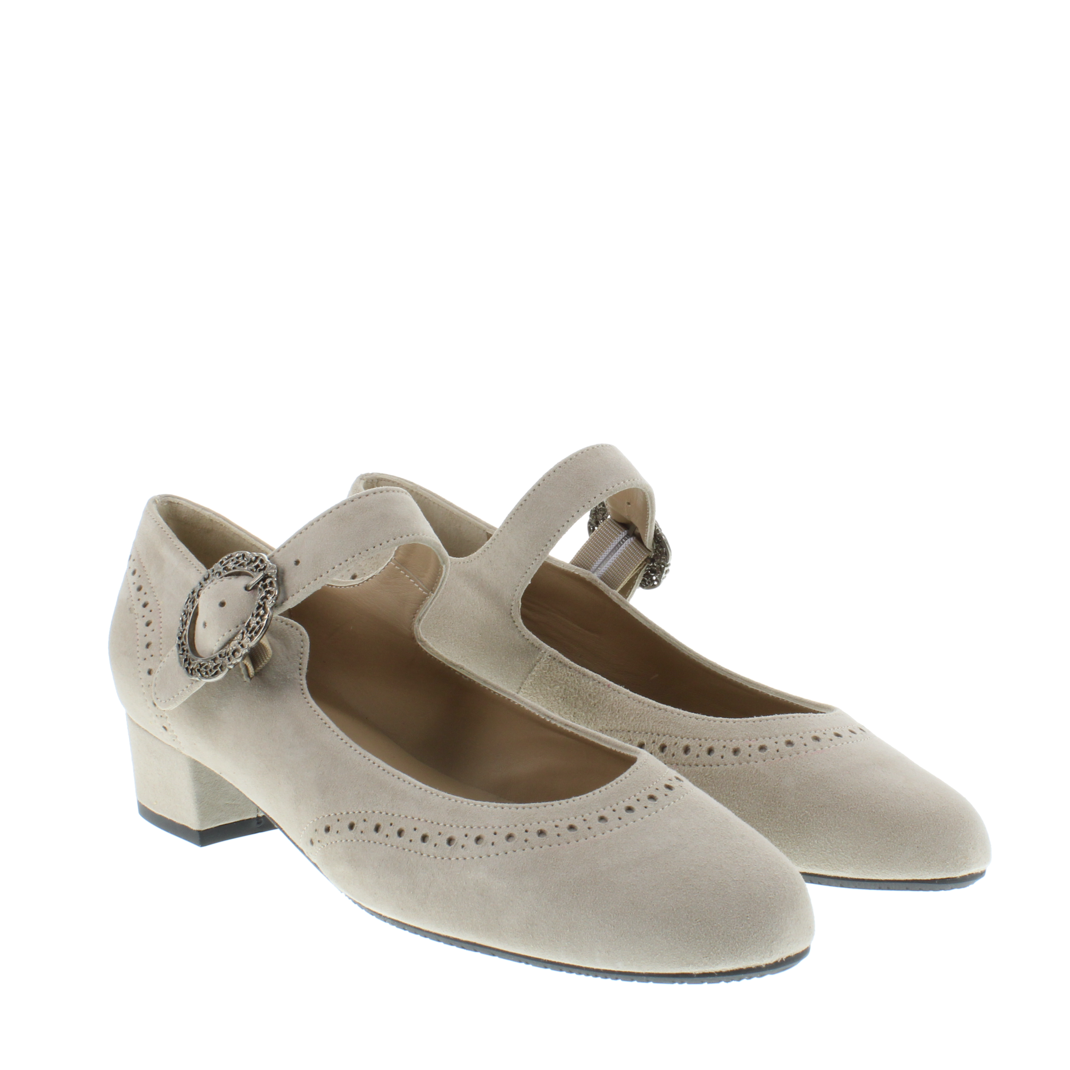 ANNA - Spangenpumps mit Dirndl-Schließe