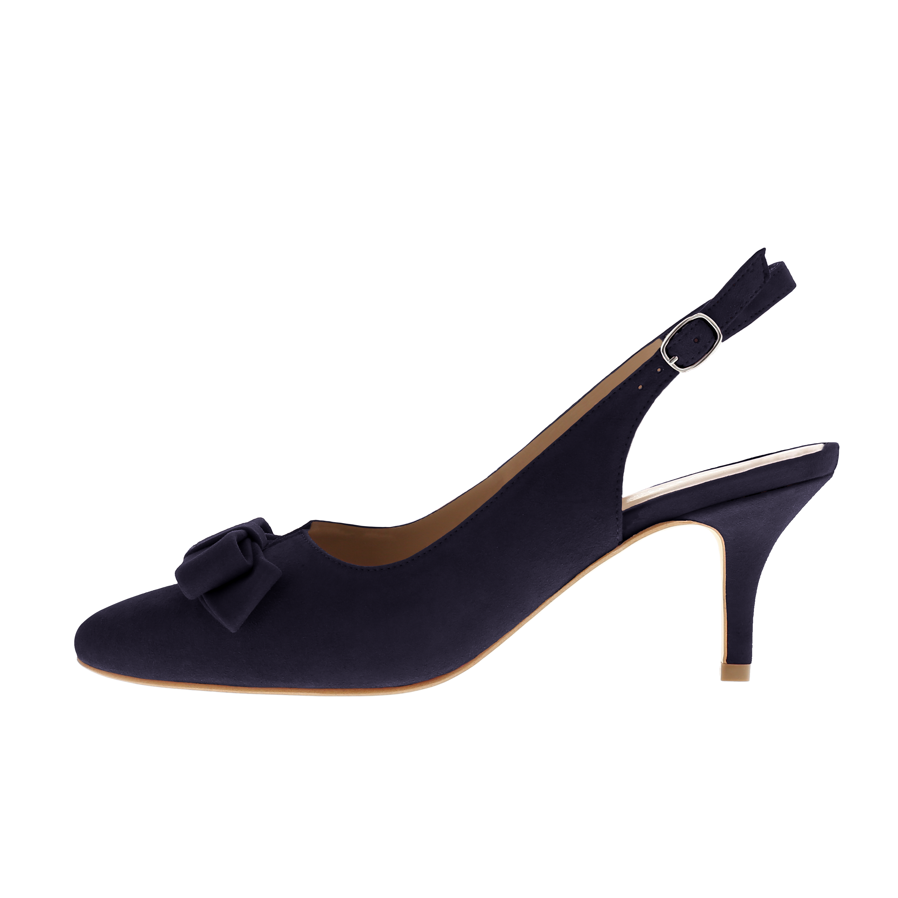 MINA - Spitze Sling-Pumps mit Schleife