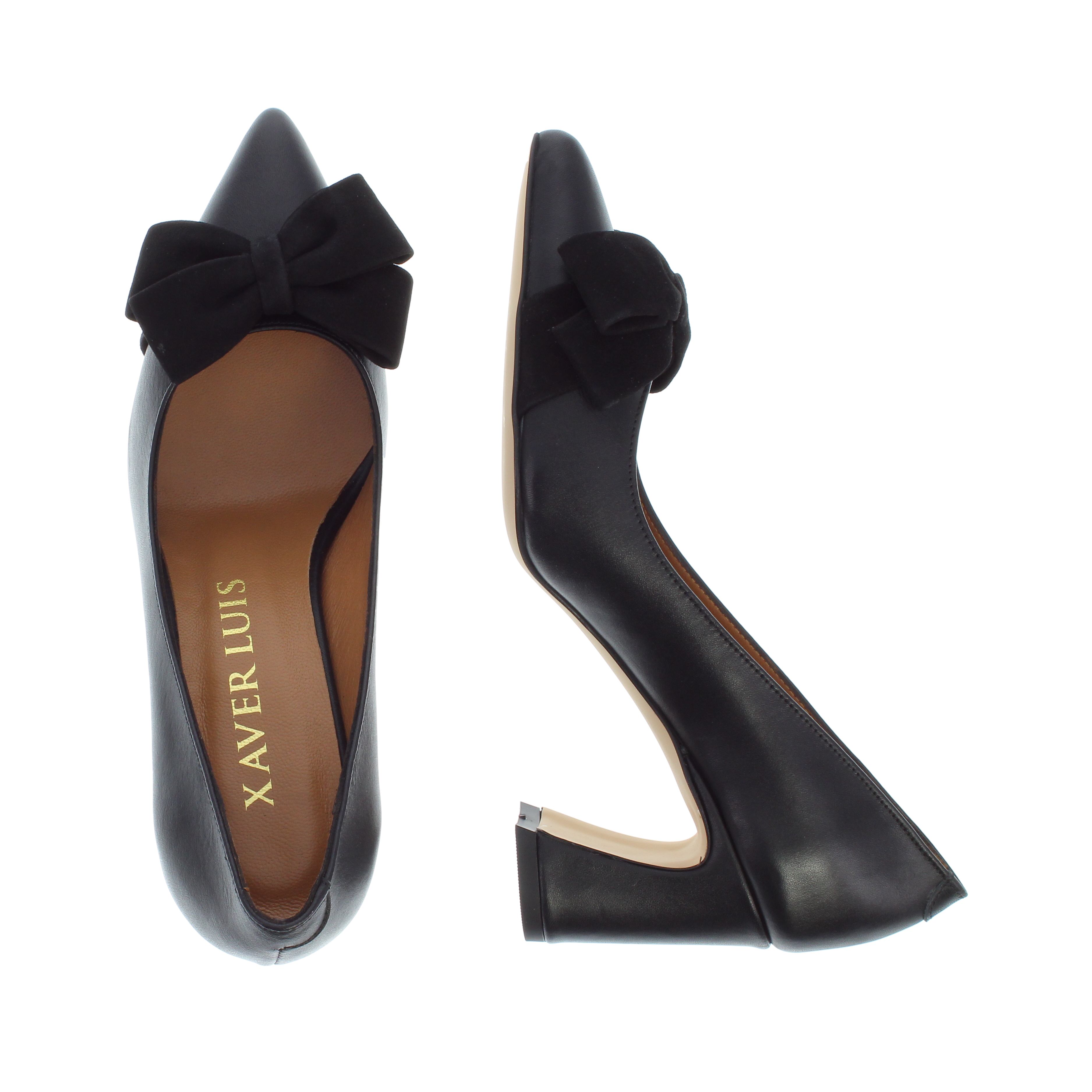 HERA - Edle Pumps mit Lederschleife