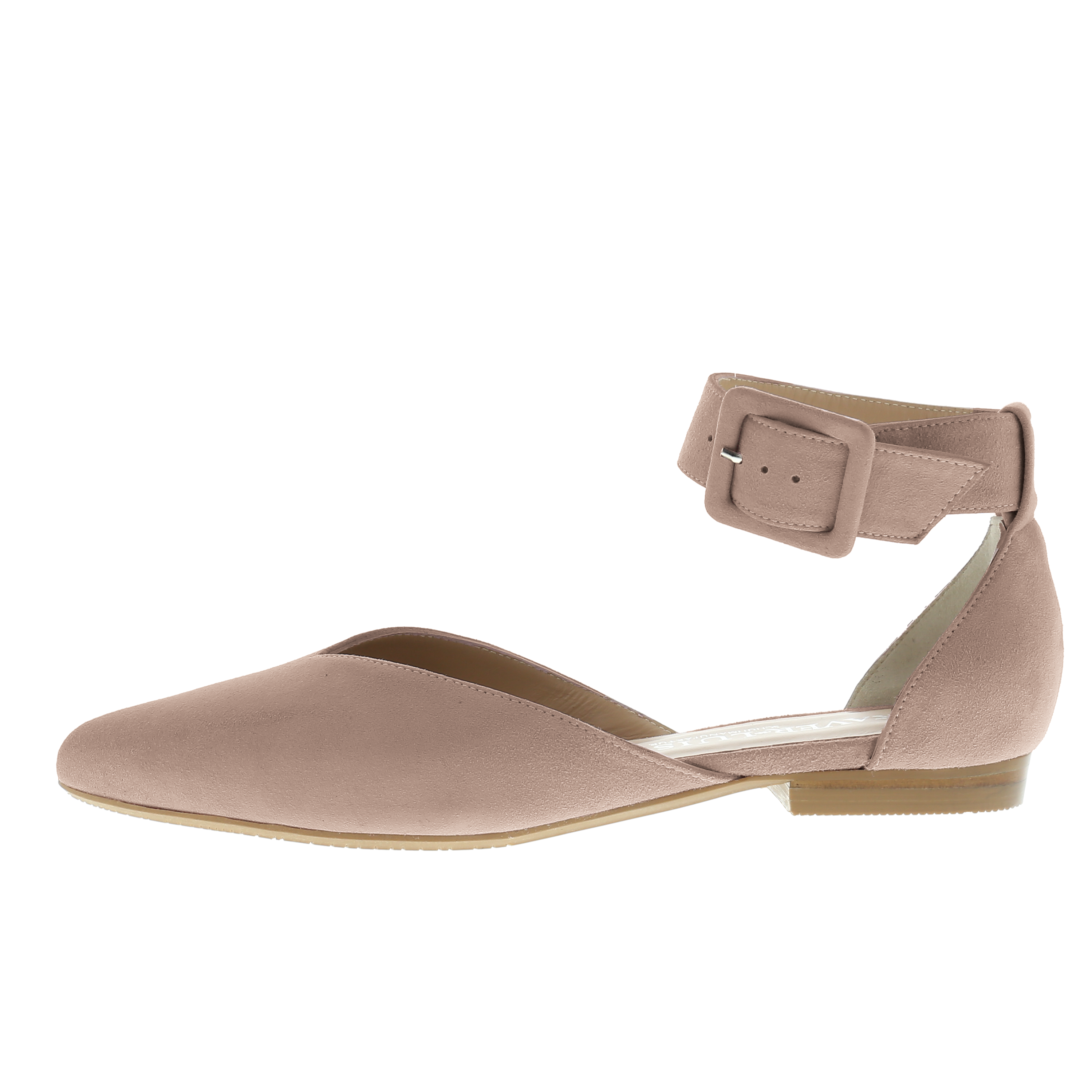 VICTORIA - Spitze Ballerinas mit breitem Riemchen