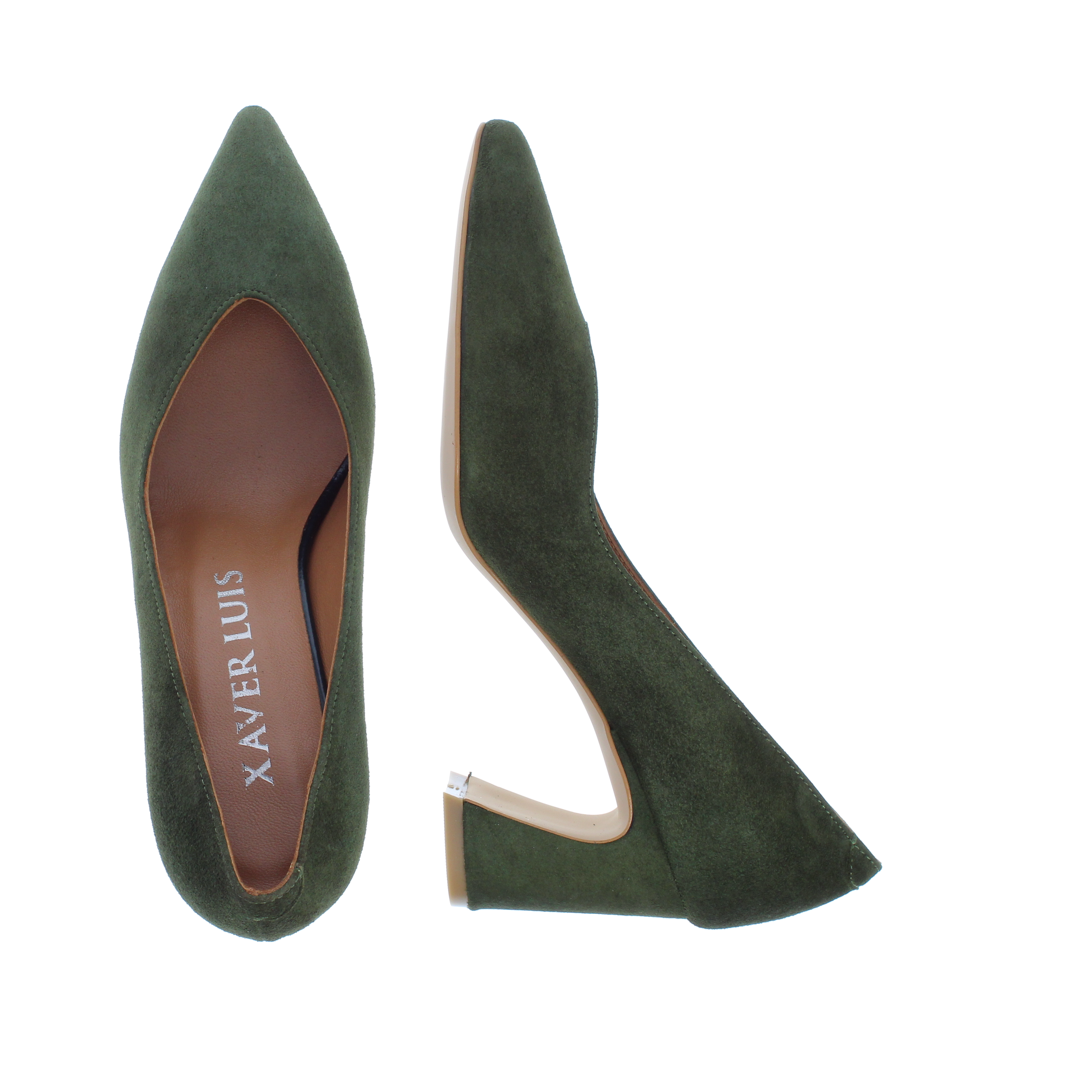 HANNA - modische Pumps in Samtziegenleder