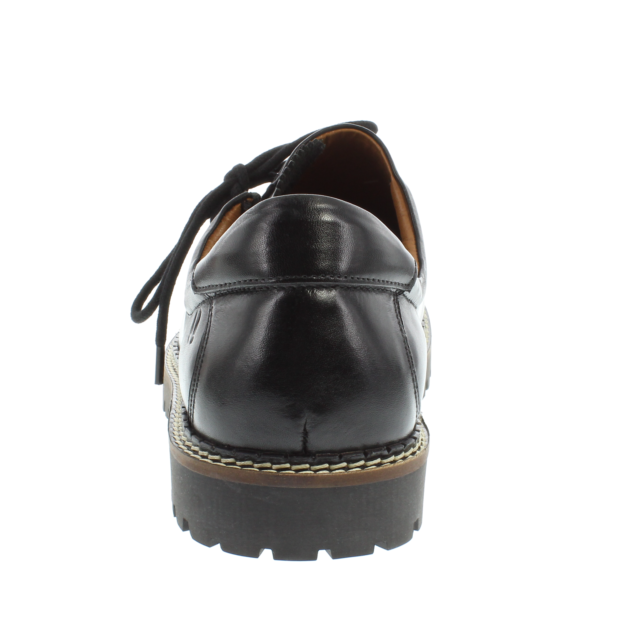 JOSEF - Robuster Haferlschuh Glattleder schwarz