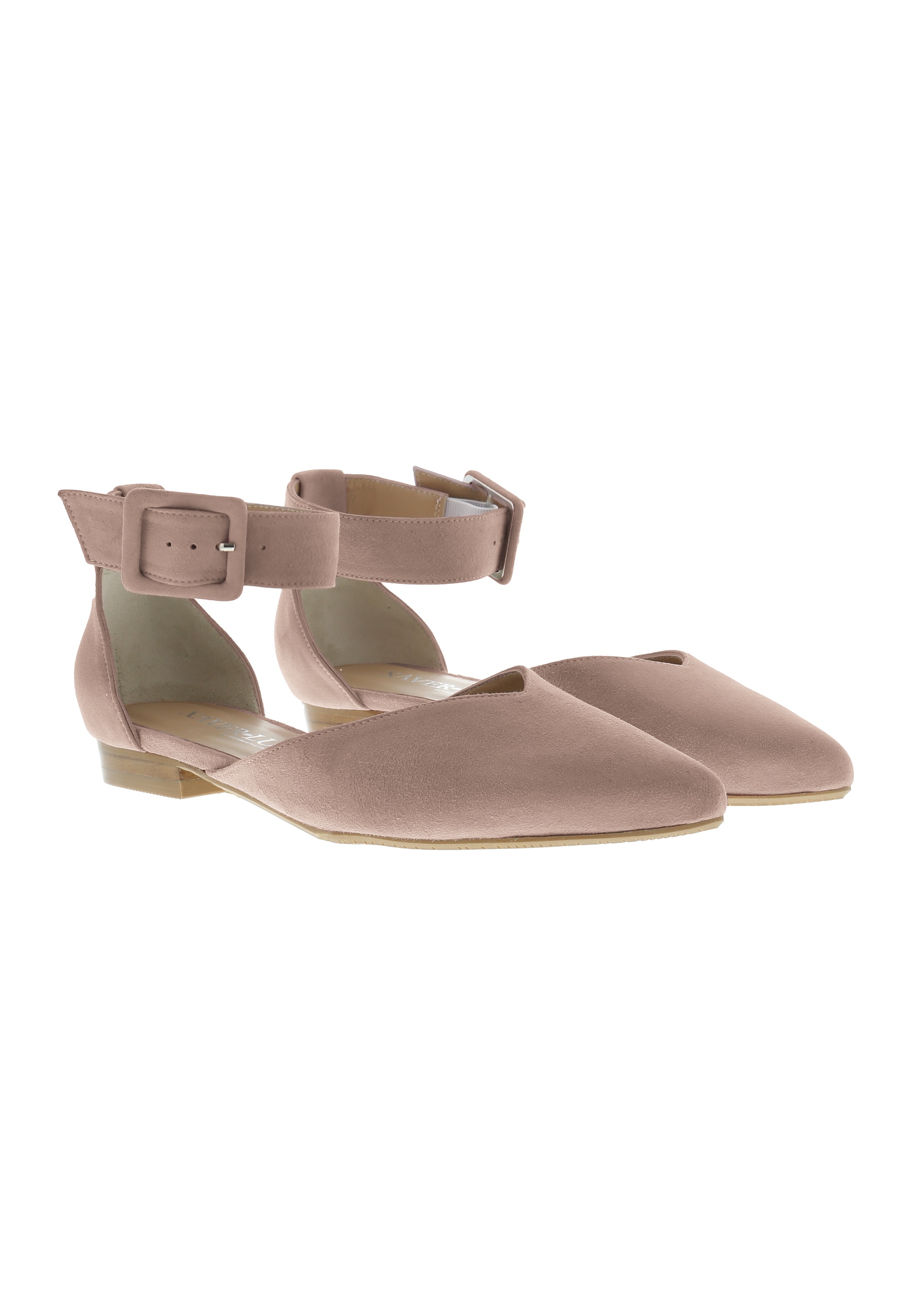 VICTORIA - Spitze Ballerinas mit breitem Riemchen