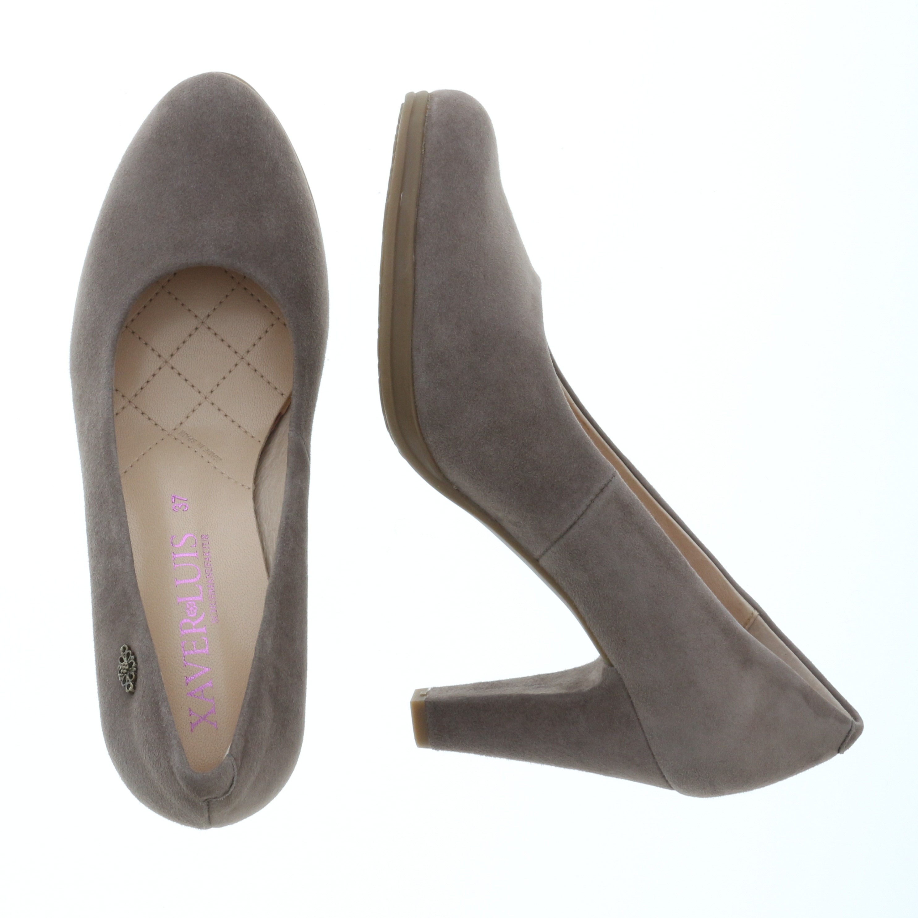 SONYA 2.0 - Plateaupumps aus weichem Veloursleder