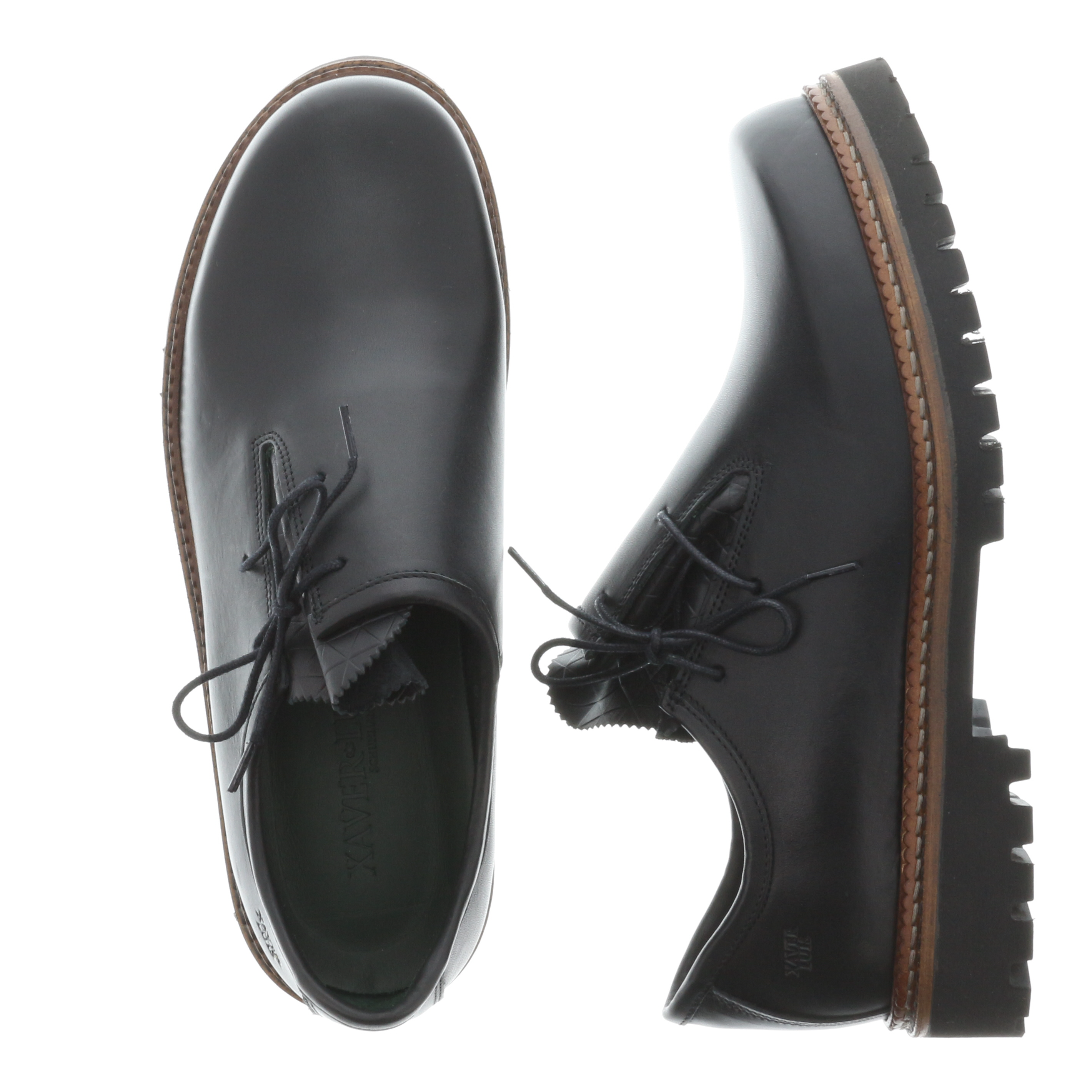 LUIS - Haferlschuhe in Kalbsleder Schwarz