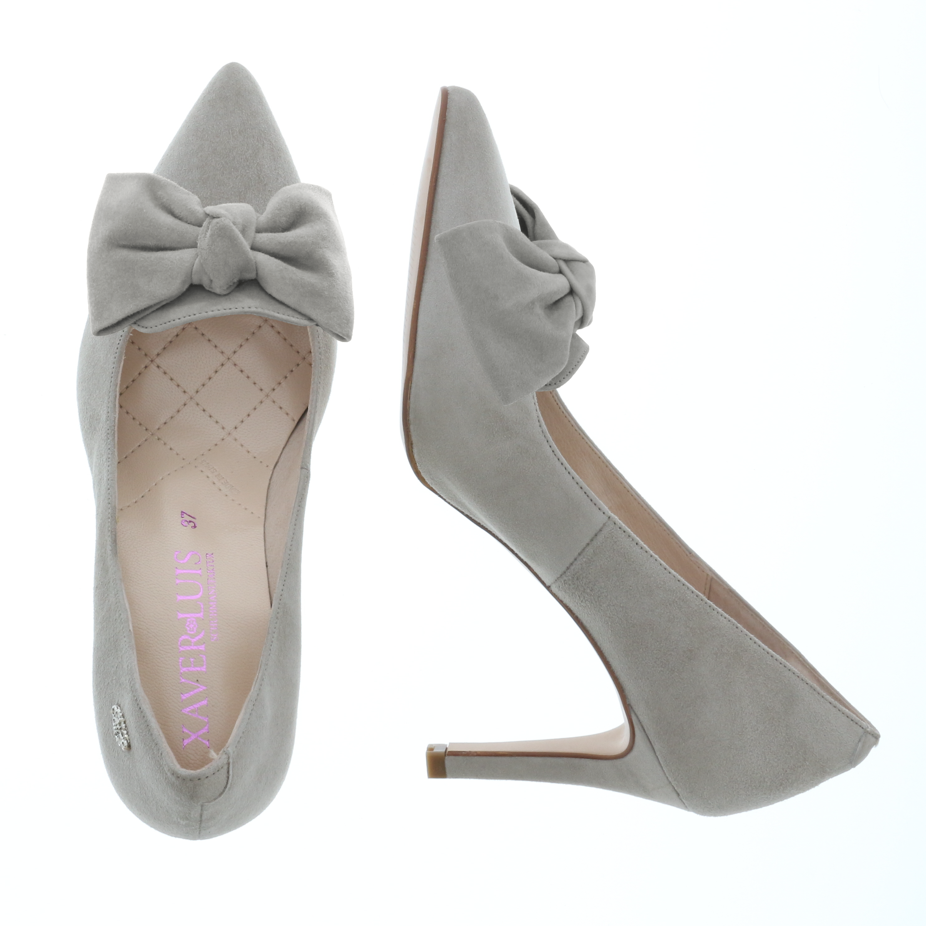JULE - Spitze Pumps mit großer Schleife