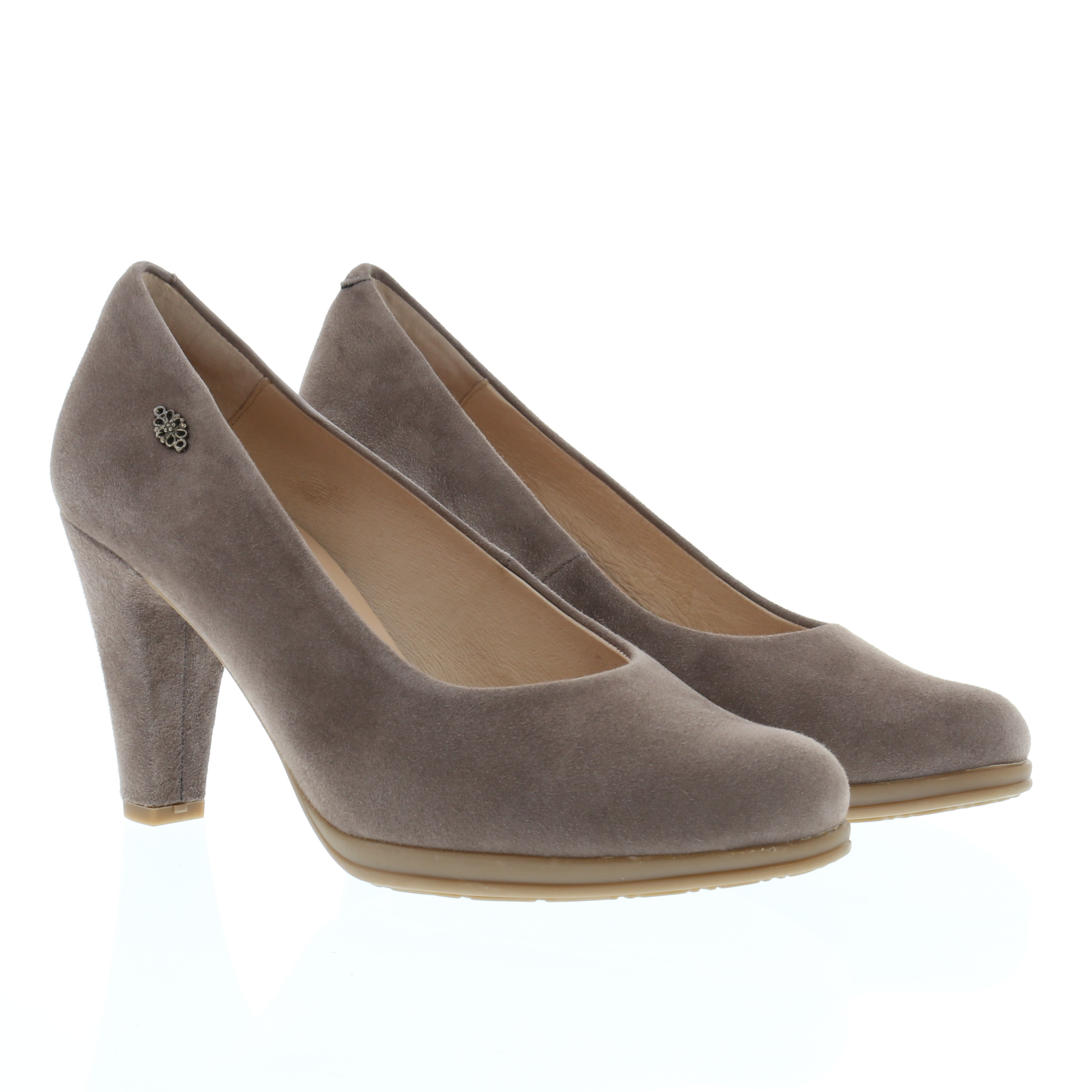 SONYA 2.0 - Plateaupumps aus weichem Veloursleder