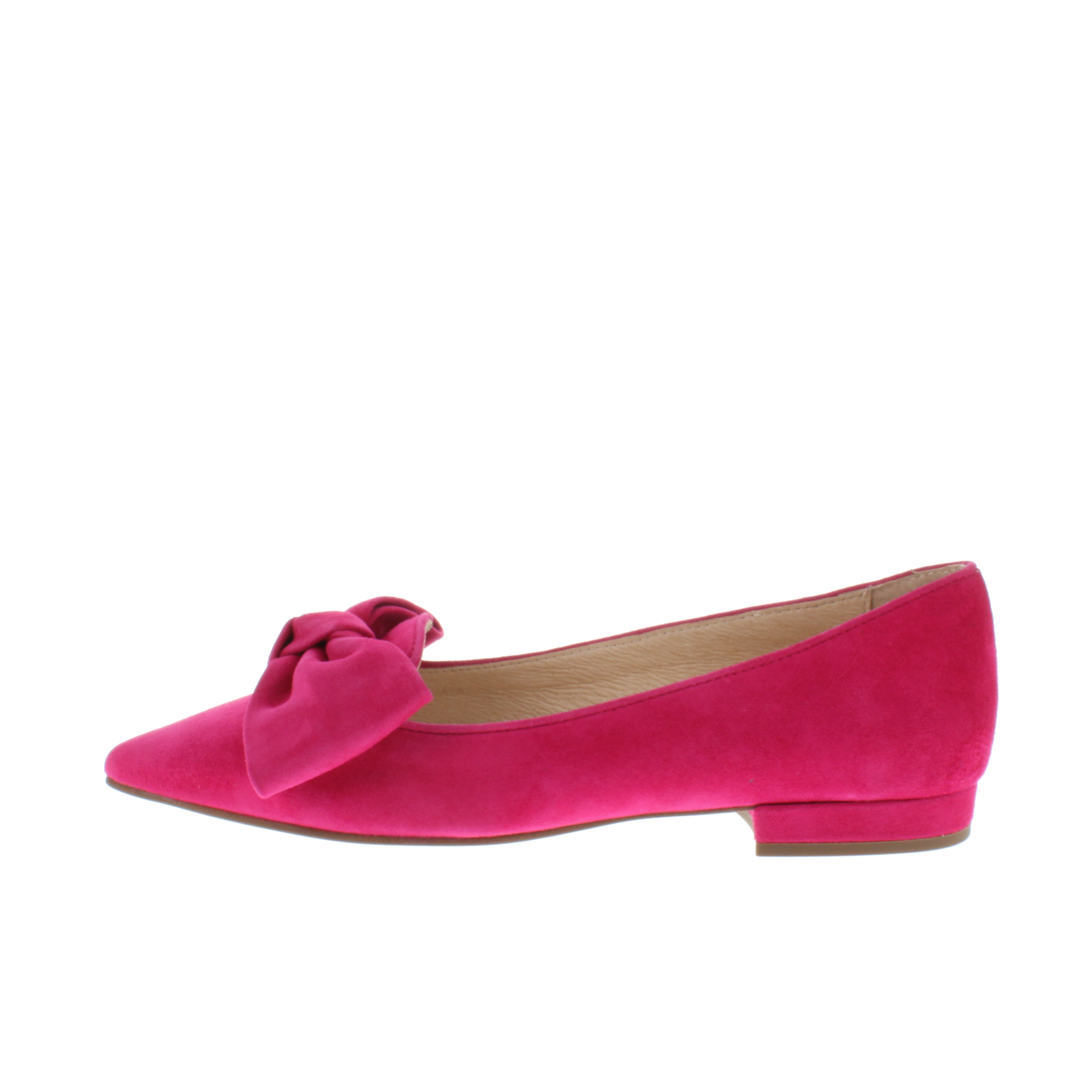 COCO - Spitze Ballerinas mit Schleife in Samtziege