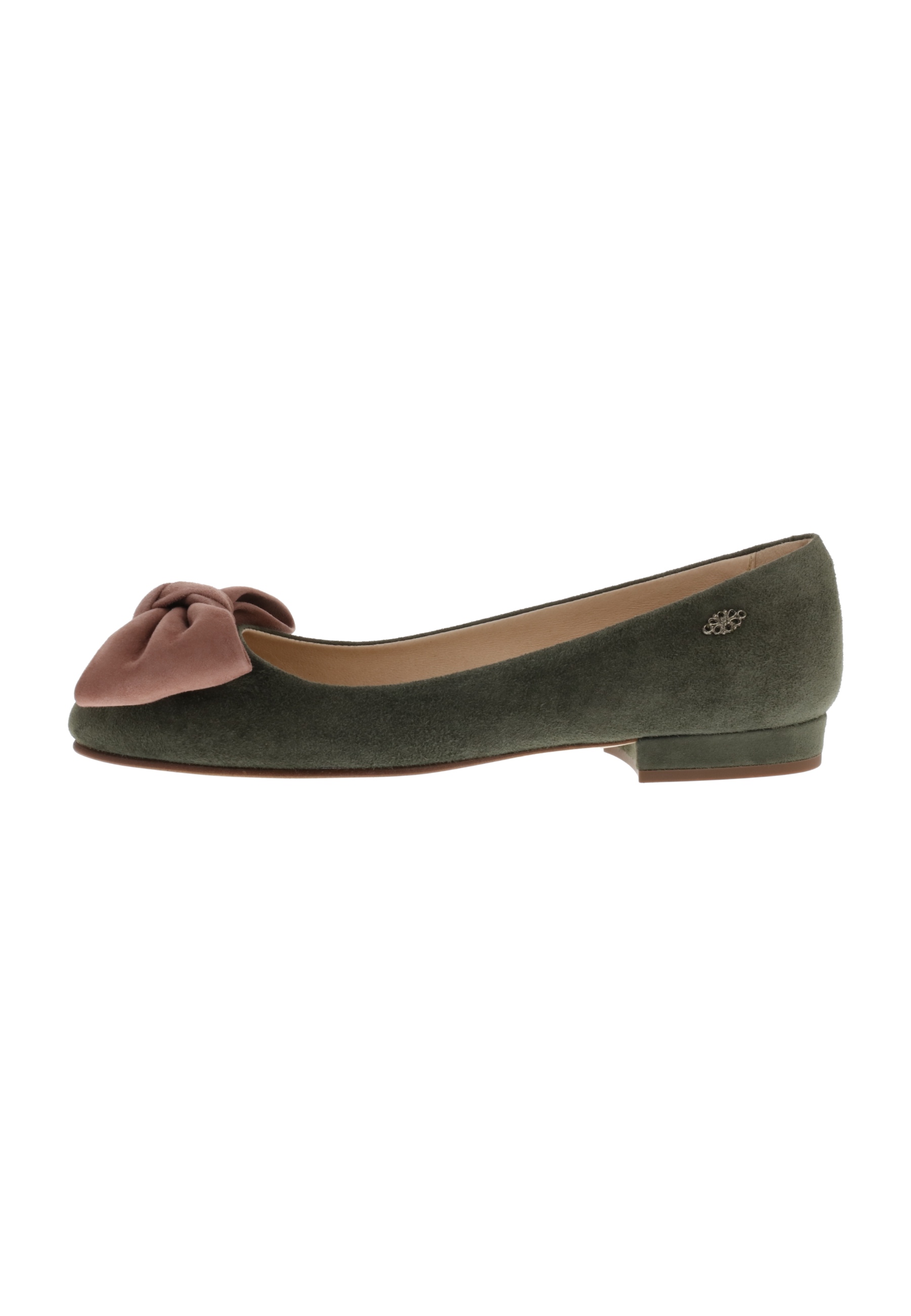 PAULINA - Ballerinas mit Lederschleife im Colorblock Look