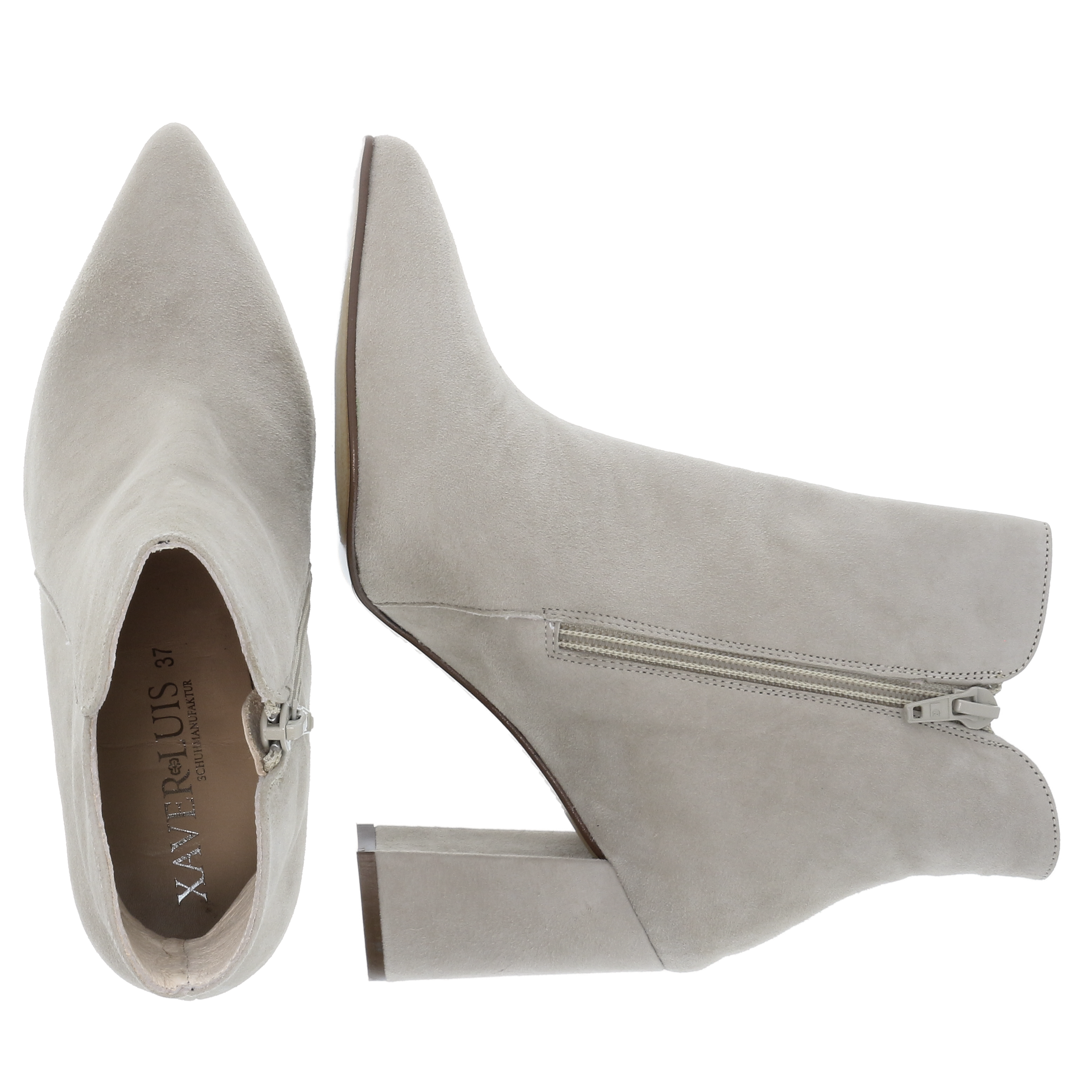 VERO - Spitze Stiefelette mit Blockabsatz