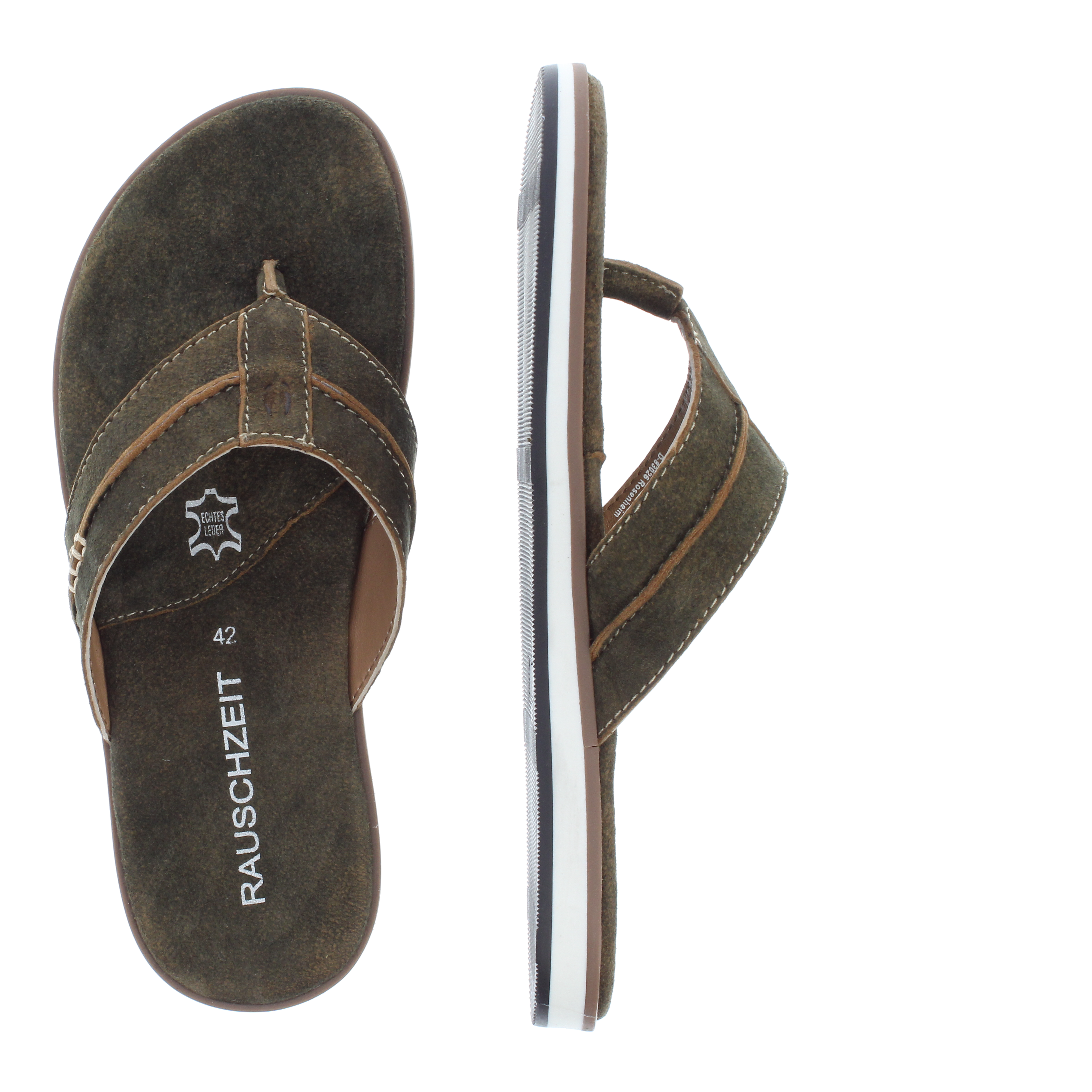SCHORSCH - cooler Flipflop aus Antikbockleder