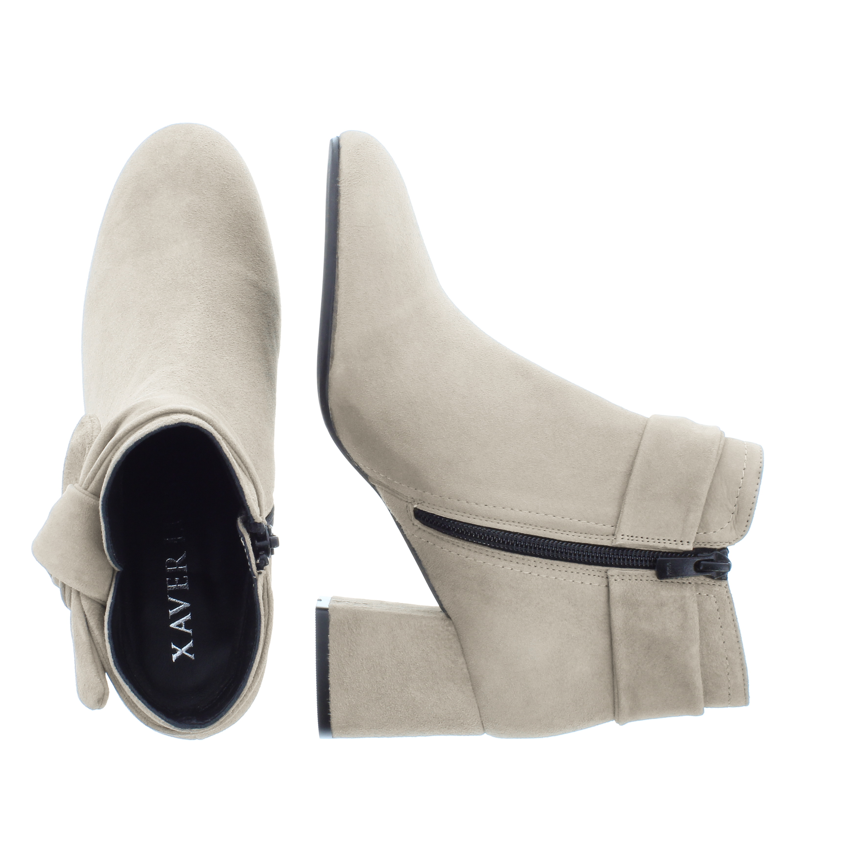 RINA - edle Stiefelette mit Blockabsatz